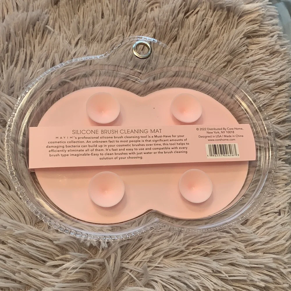 🌹MAYIM • New Pink Silicone • Makeup Brush ProCleaning Mat •